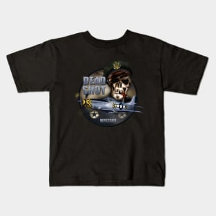 P51 Mustang Dead Shot Kids T-Shirt